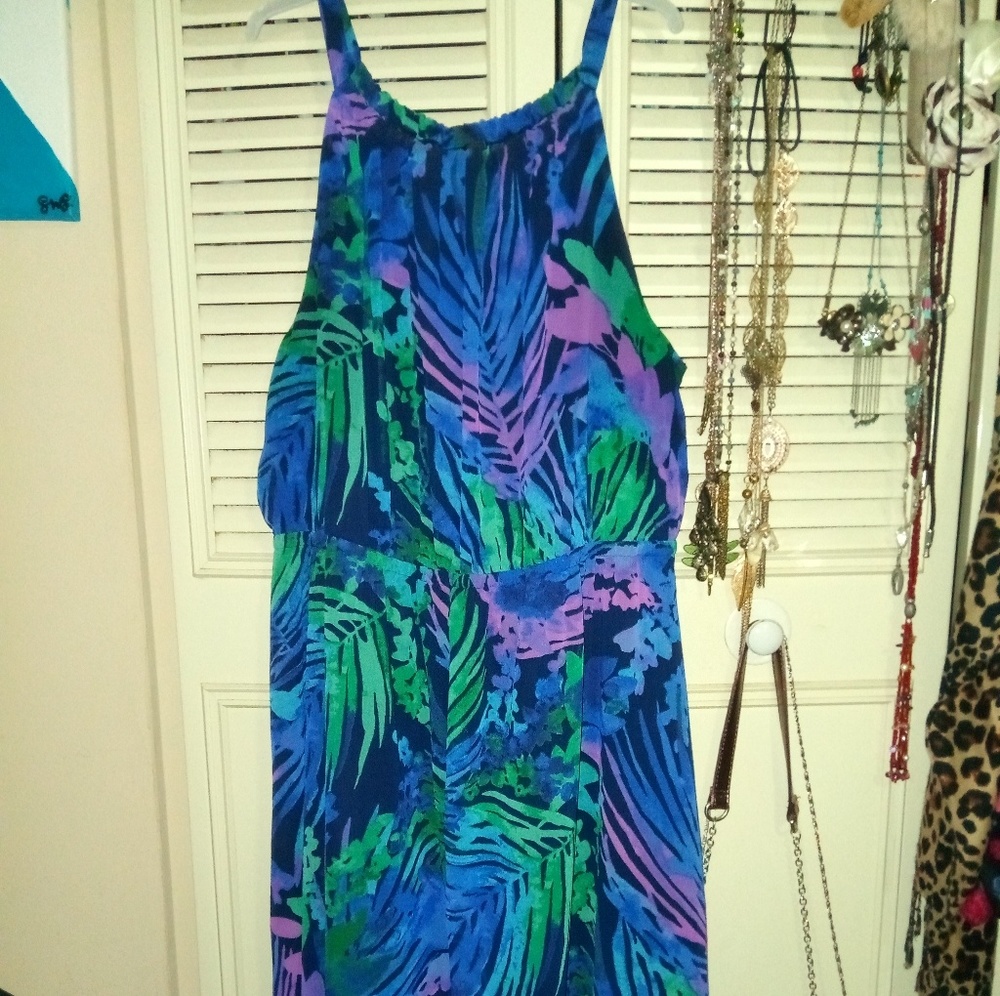 Lane Bryant Tropical Print Dress